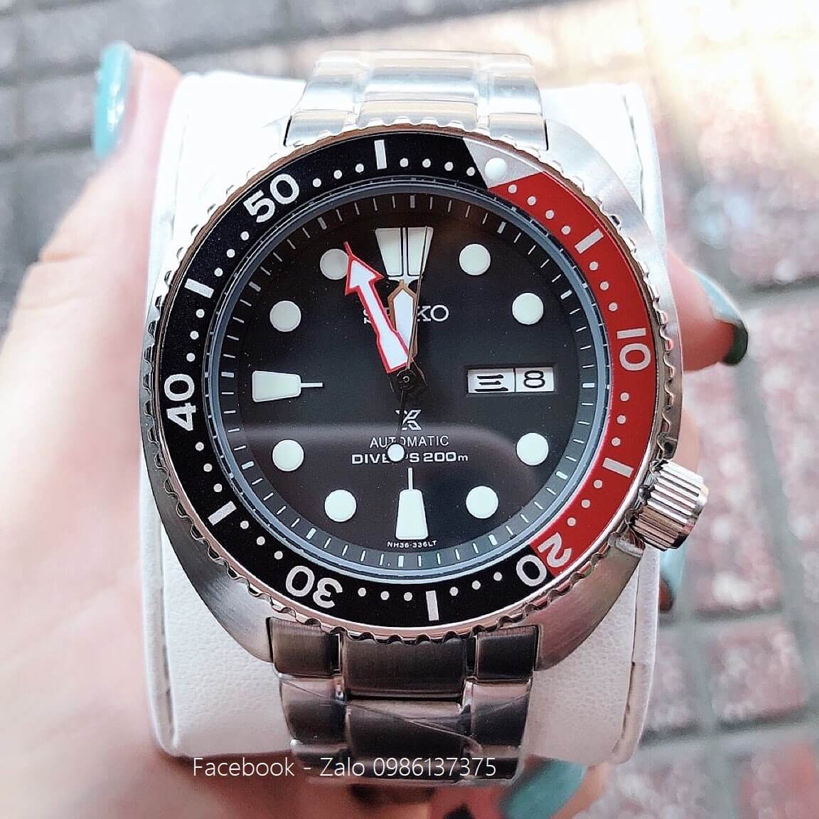 Đồng Hồ Seiko Nam Automatic Diver's 200m Đen