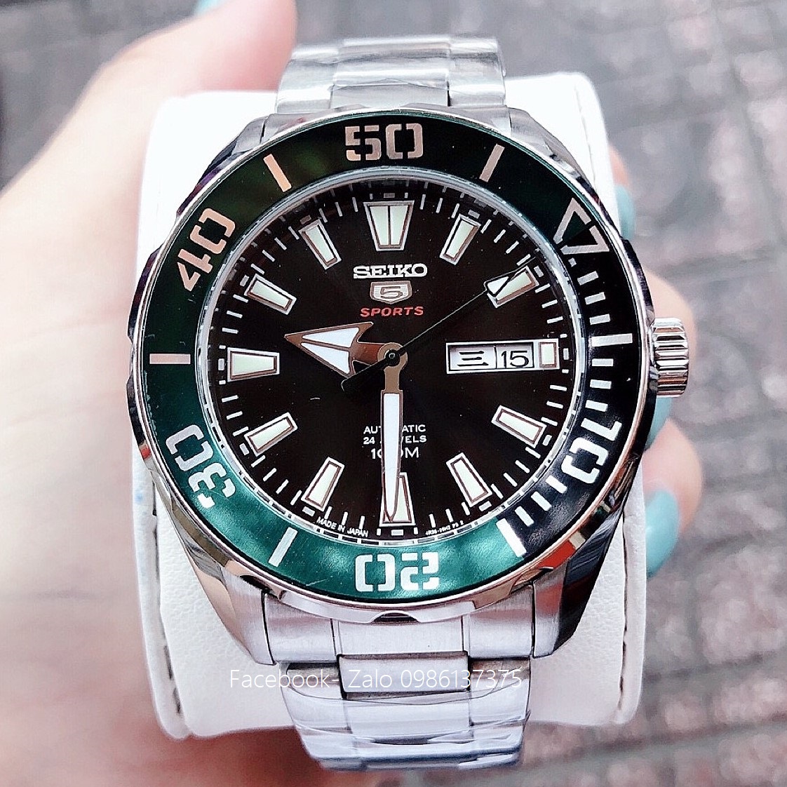 Đồng Hồ Seiko Nam 5 Sports Automatic Black 45mm – Shop Đồng Hồ Cao Cấp