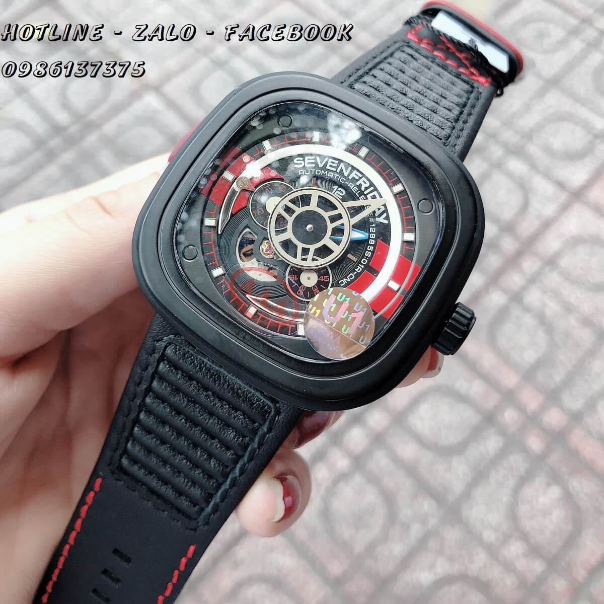 Đồng Hồ Sevenfriday Nam Automatic Tự Động Dây Da