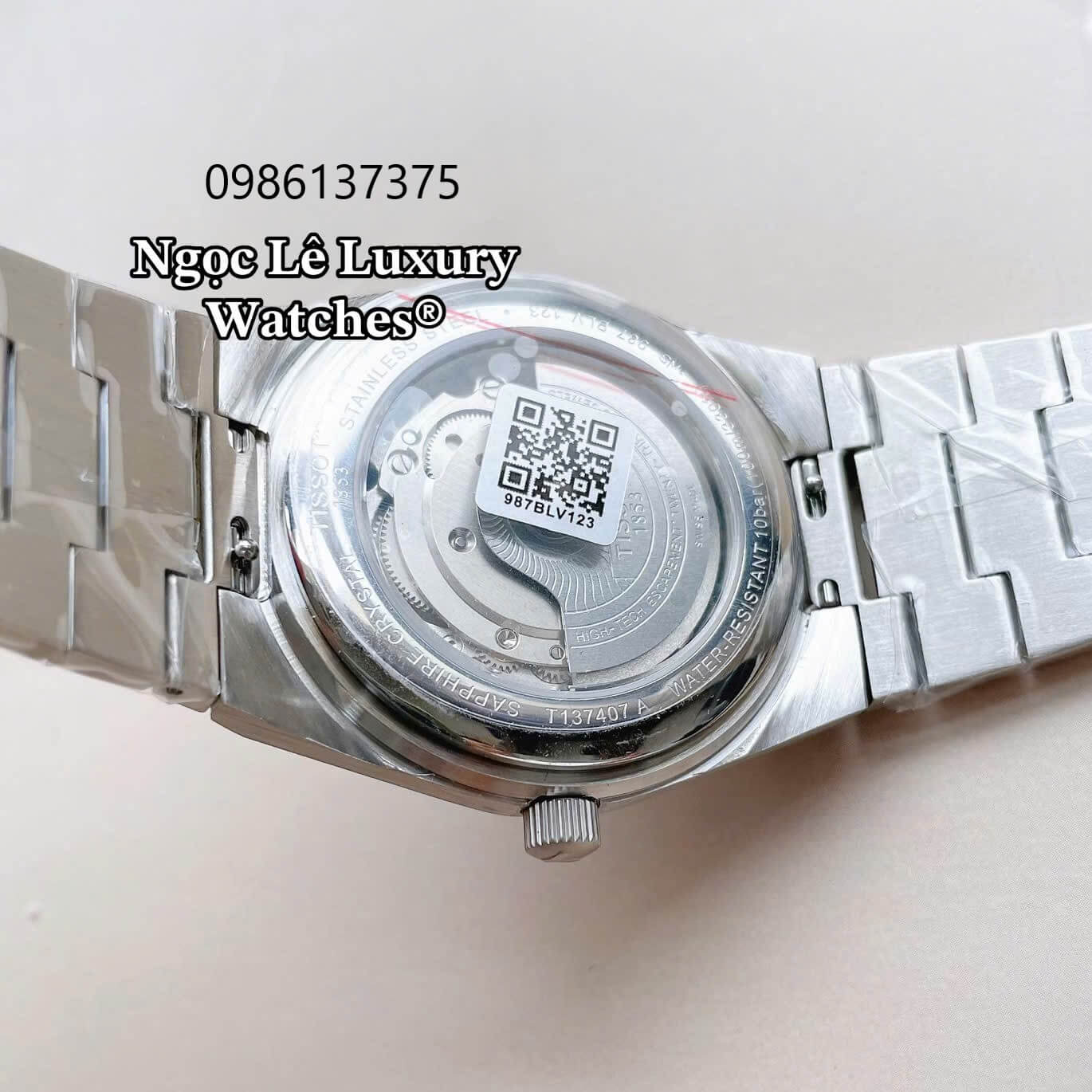 Đồng Hồ Tissot PRX Powermatic 80 Automatic - Dây Kim Loại Bạc Mặt Xanh Ombre - Size 40mm