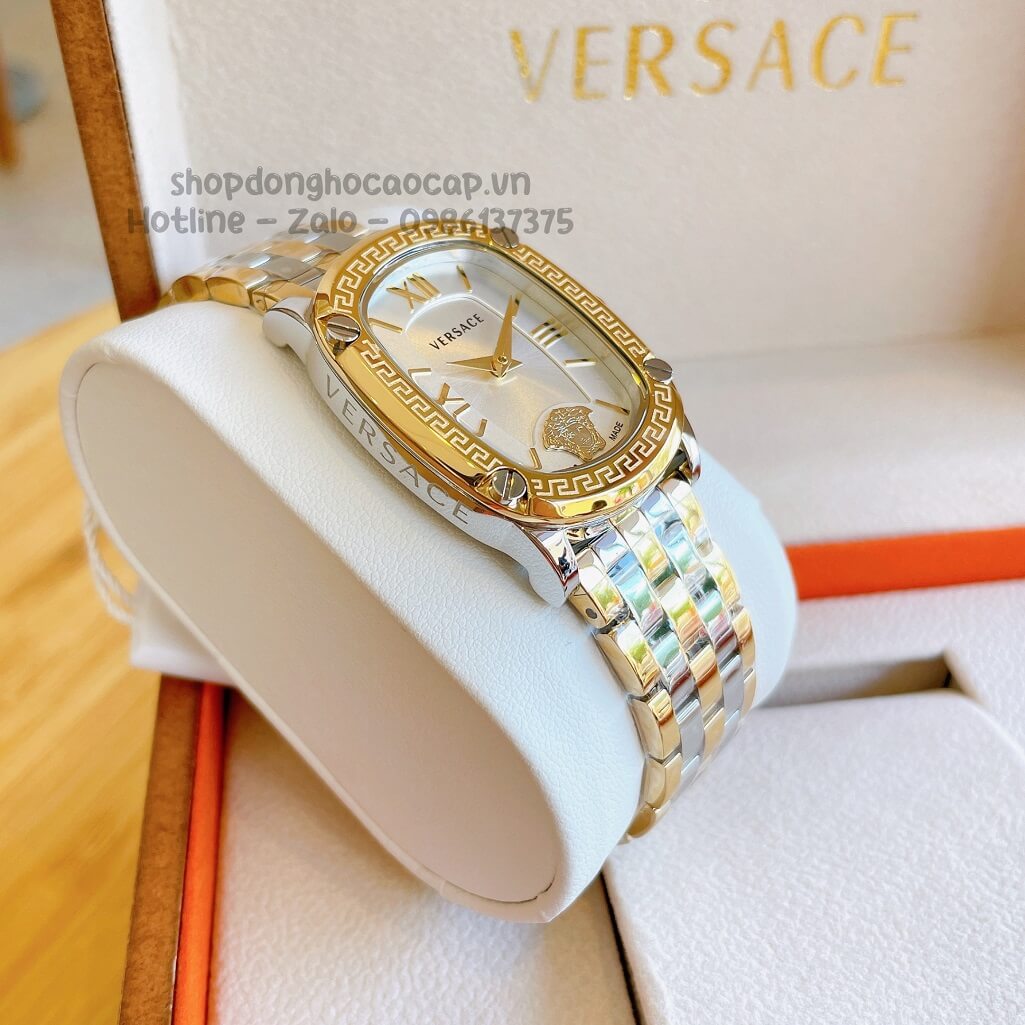 Đồng Hồ Nữ Versace Couture Dây Kim Loại Demi Mặt Trắng 30x37mm