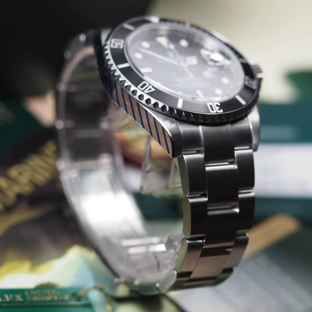 Đồng Hồ Nam Rolex Oyster Perpetual Submariner Date Automatic 40mm - Bạc Mặt Đen