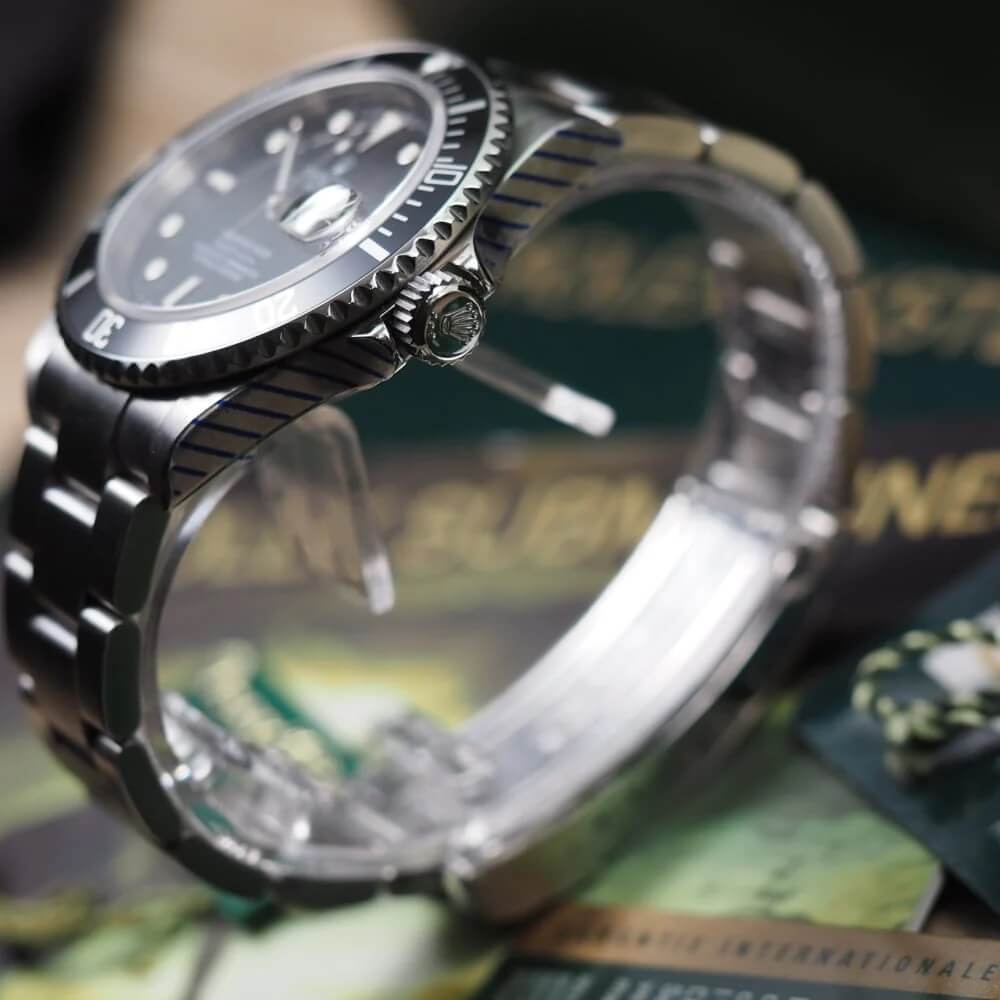 Đồng Hồ Nam Rolex Oyster Perpetual Submariner Date Automatic 40mm - Bạc Mặt Đen