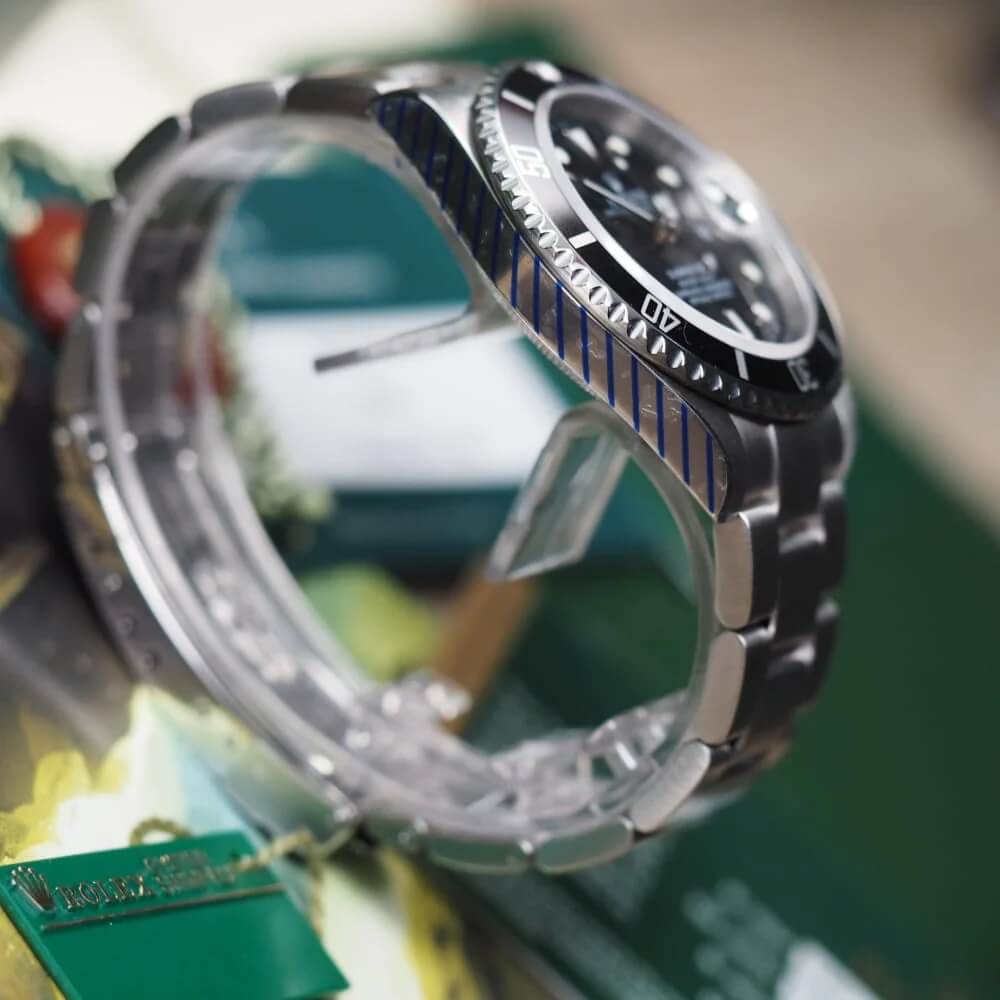 Đồng Hồ Nam Rolex Oyster Perpetual Submariner Date Automatic 40mm - Bạc Mặt Đen