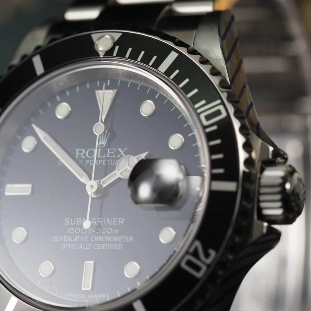 Đồng Hồ Nam Rolex Oyster Perpetual Submariner Date Automatic 40mm - Bạc Mặt Đen