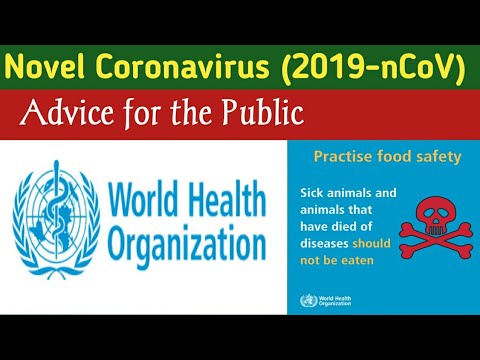 Khuyên nghị về virus corona mới (2019-nCoV) cho mọi người Khuyên nghị về virus corona mới (2019-nCoV) cho mọi người