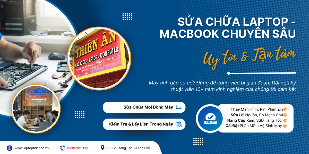 Sửa chữa Laptop Thiên Ân