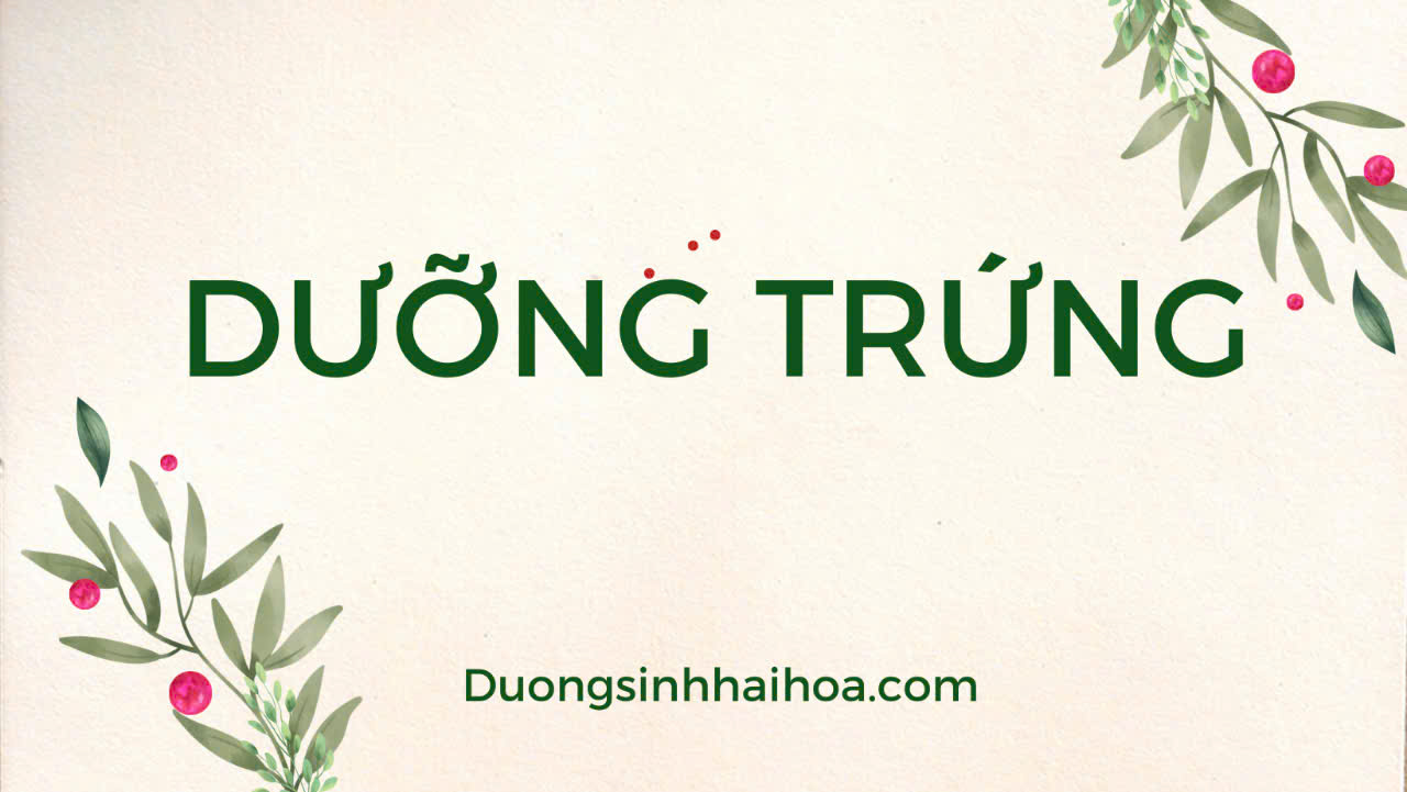 DƯỠNG TRỨNG