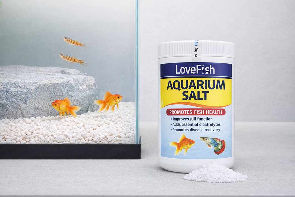 LOVEFISH - Aquarium Salt | Muối khoáng tinh khiết cho cá cảnh nước ngọt