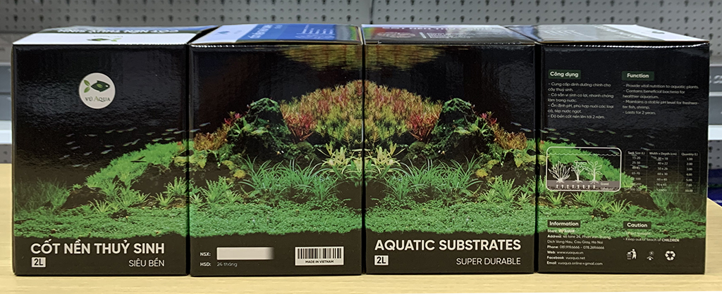 VŨ AQUA - Aquatic Substrates | Cốt nền thủy sinh siêu bền cho cây