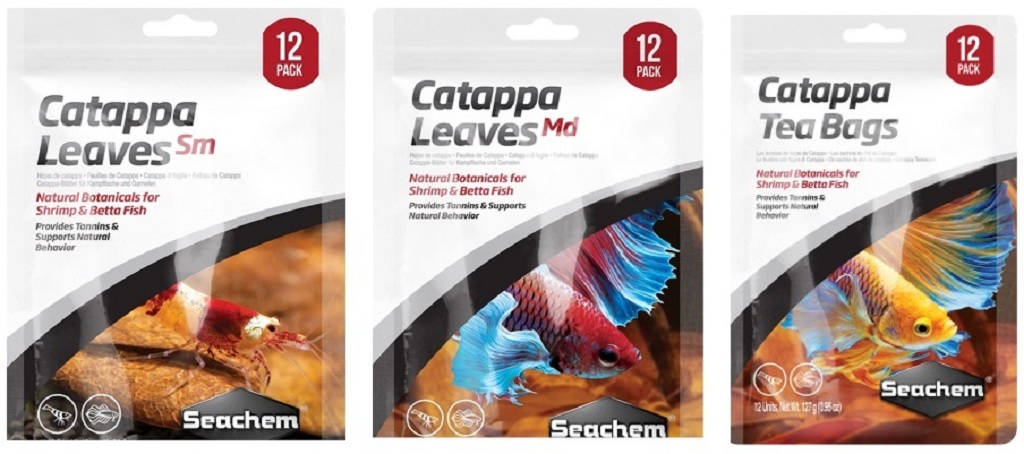 SEACHEM - Catappa Leaves | Lá hạnh nhân sấy tiệt trùng cho cá tép cảnh