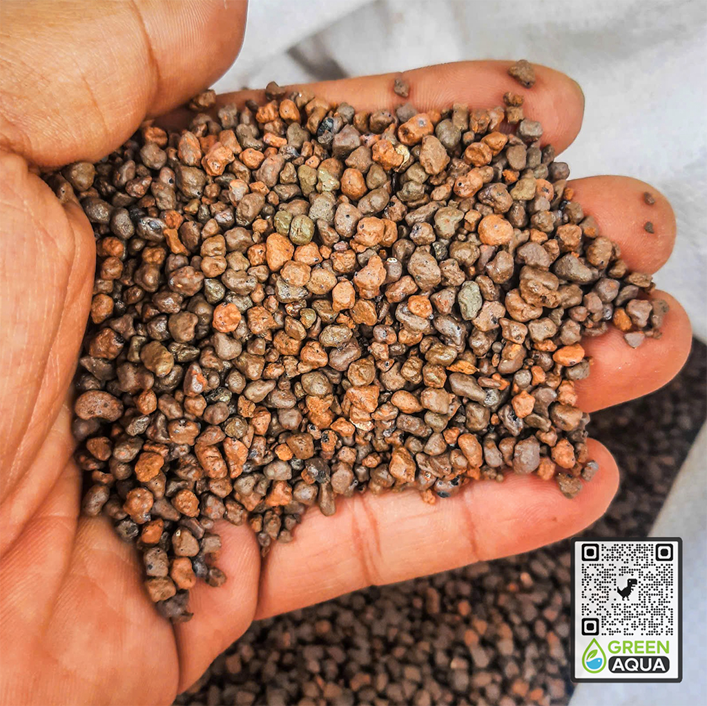 GREEN AQUA - Cera-Brown Soil | Sạn gốm nâu siêu sạch trải nền hồ cá