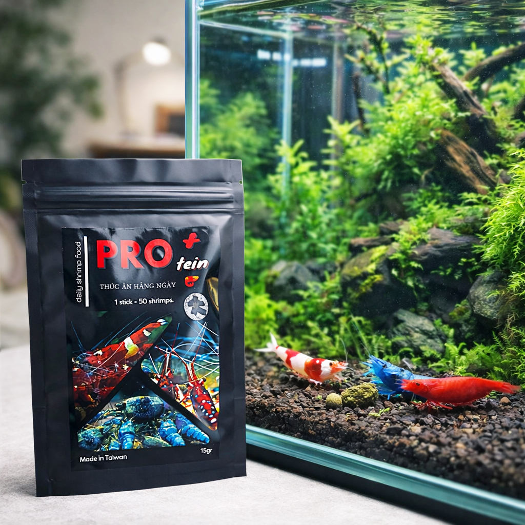 TSQ - PROtein | Thức ăn siêu nhạy giàu dinh dưỡng tăng màu cho tép cảnh