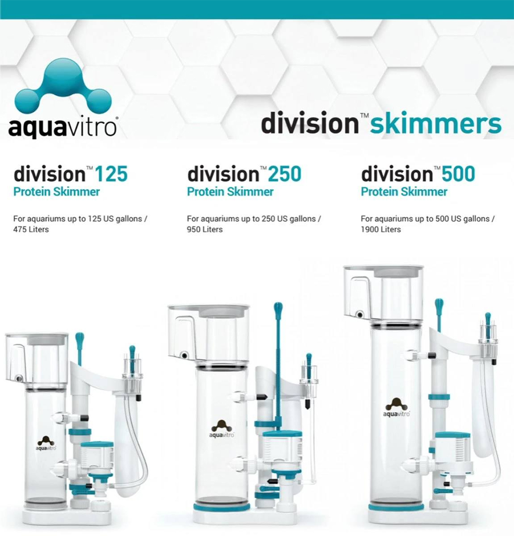 AQUAVITRO - Division 250 Protein Skimmer | Lò tách Protein hồ cá biển