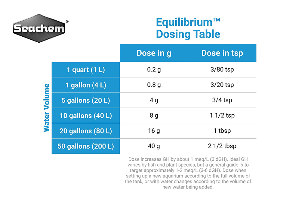 SEACHEM - Equilibrium | Bổ sung khoáng chất ổn định gH hồ cá cảnh thủy sinh