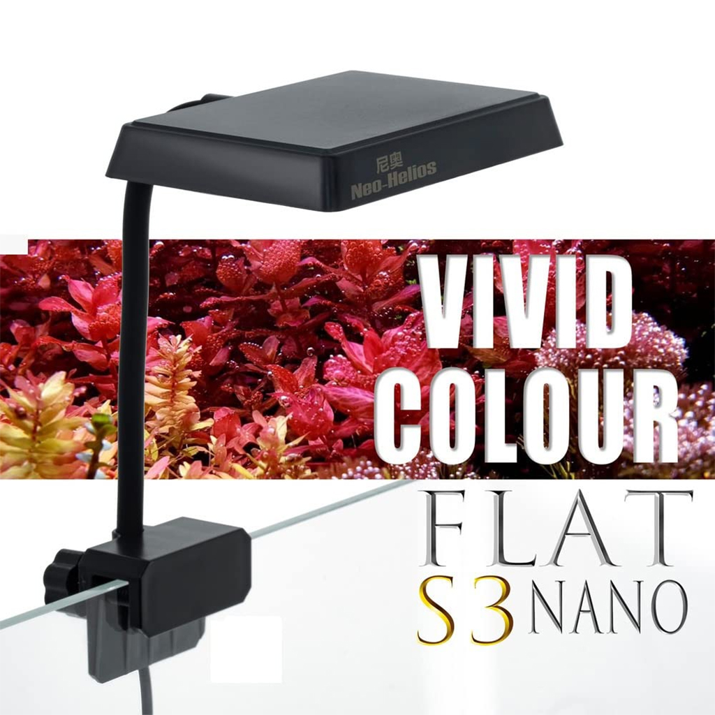 NEO HELIOS - Flat Nano S3 Plus | Đèn LED đỏ cá không đỏ nước thủy sinh