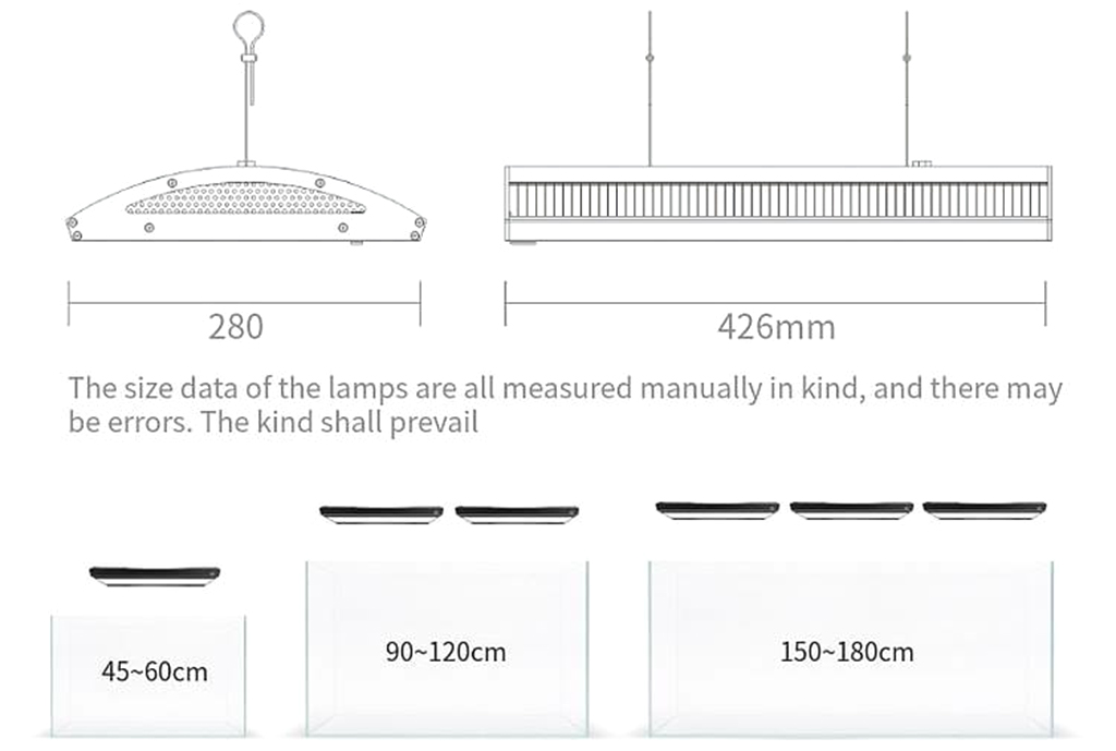 WEEK AQUA - RGB-UV (A430 Pro) | Đèn LED trồng cây thủy sinh