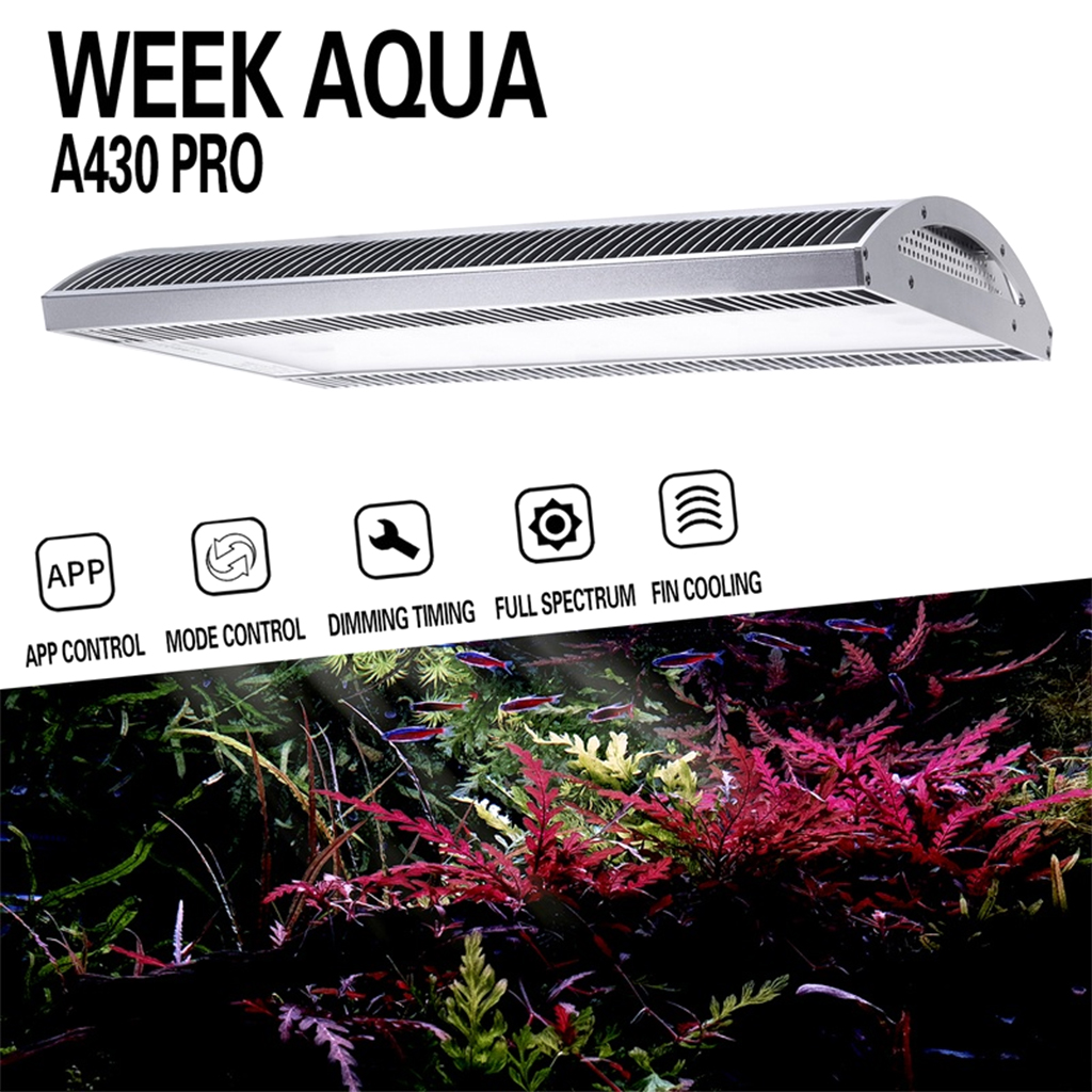 WEEK AQUA - RGB-UV (A430 Pro) | Đèn LED trồng cây thủy sinh