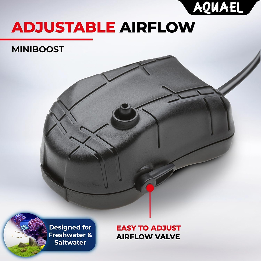 AQUAEL - MiniBoost 100 | Máy bơm sủi Oxy Mini cho hồ cá thủy sinh