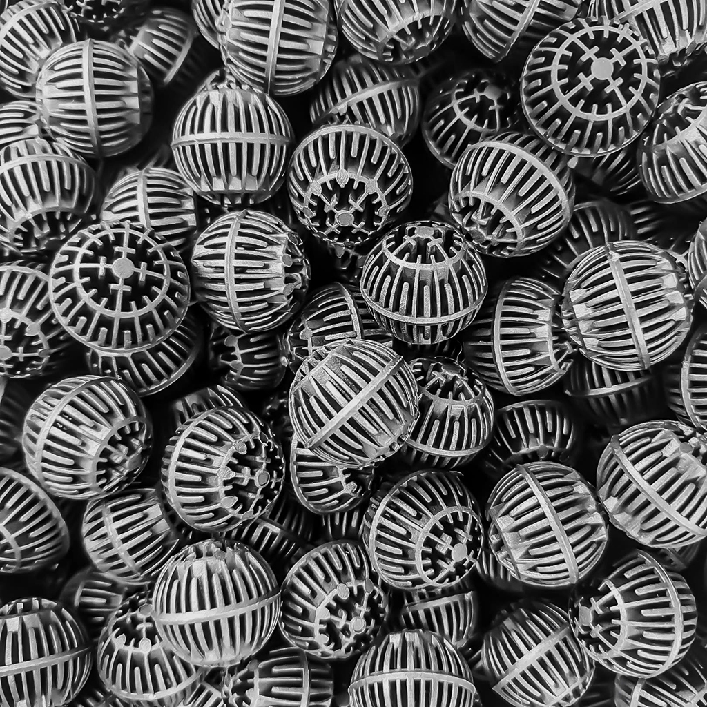 GREEN AQUA - PearlBio-Balls | Vật liệu lọc banh nhựa vi sinh cho hồ cá