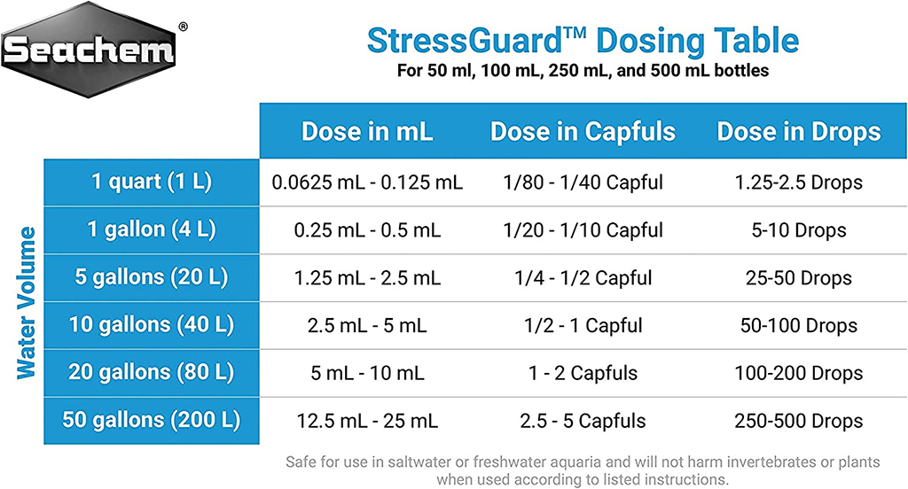 SEACHEM - Stress Guard | Giải độc Amoniac cá cảnh thủy sinh