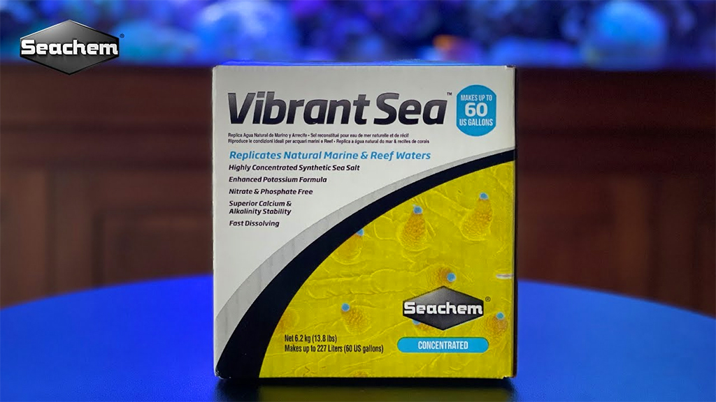 SEACHEM - Vibrant Sea | Muối pha nước mặn cho hồ san hô cá biển