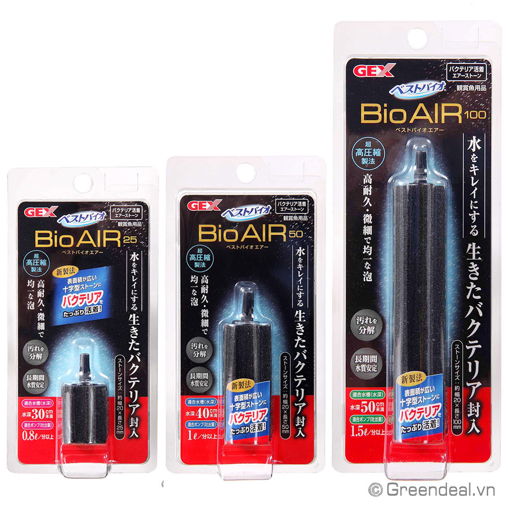 GEX - Best Bio Air | Đá sủi hòa tan Oxy cho hồ cá thủy sinh | GREENDEAL.VN