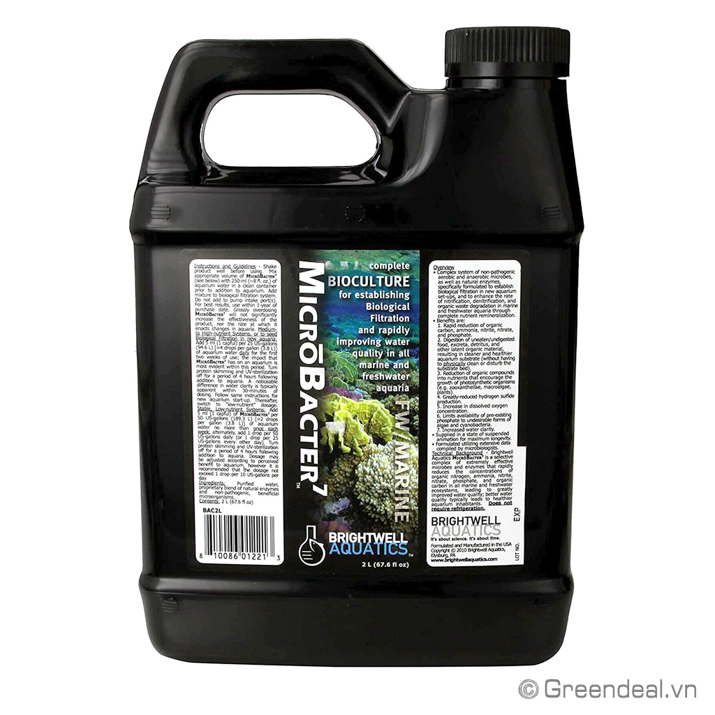 Acondicionador De Agua Microbacter 7 Bacteria Amp Para Peces | Cuotas sin interés Acondicionador De Agua Microbacter 7 Bacteria Amp Para Peces | Cuotas sin interés