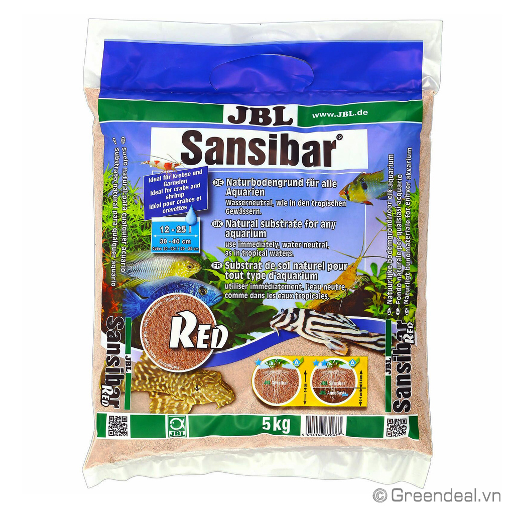 JBL Sansibar White 10kg Substrat de sol blanc pour aquariums d'eau JBL Sansibar White 10kg Substrat de sol blanc pour aquariums d'eau