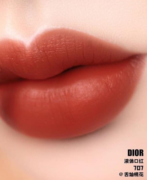 Son Kem Dior Rouge Ultra Care Liquid Màu 707 Bliss  Cam Cháy  Lisa Shop  Demo