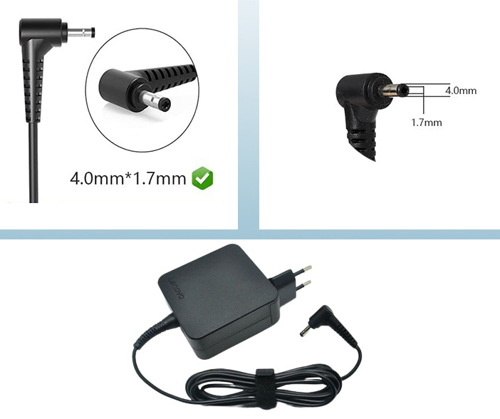 Sạc Laptop Lenovo 20V-2.25A (Vuông, Đầu nhỏ) - ZIN