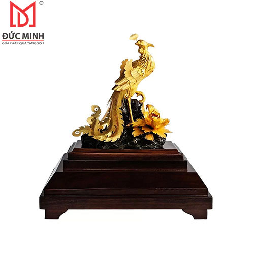 Tượng phượng hoàng mạ vàng 3313