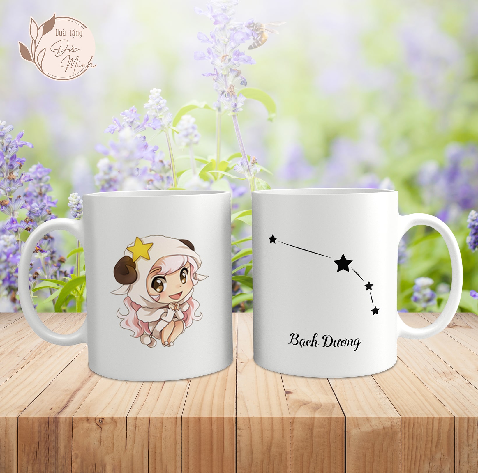 Cốc sứ in hinh cung hoàng đạo