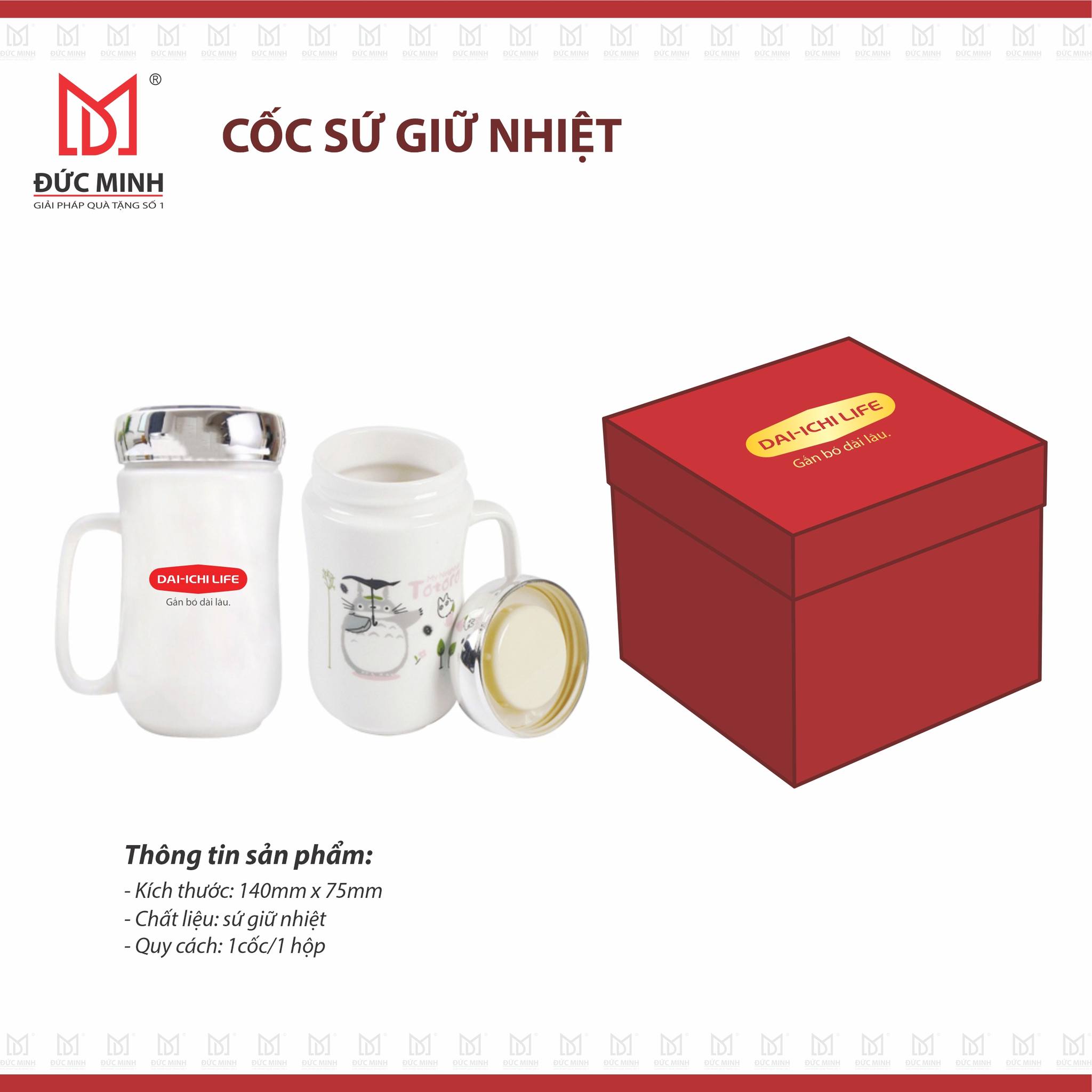 Cốc sứ giữ nhiệt
