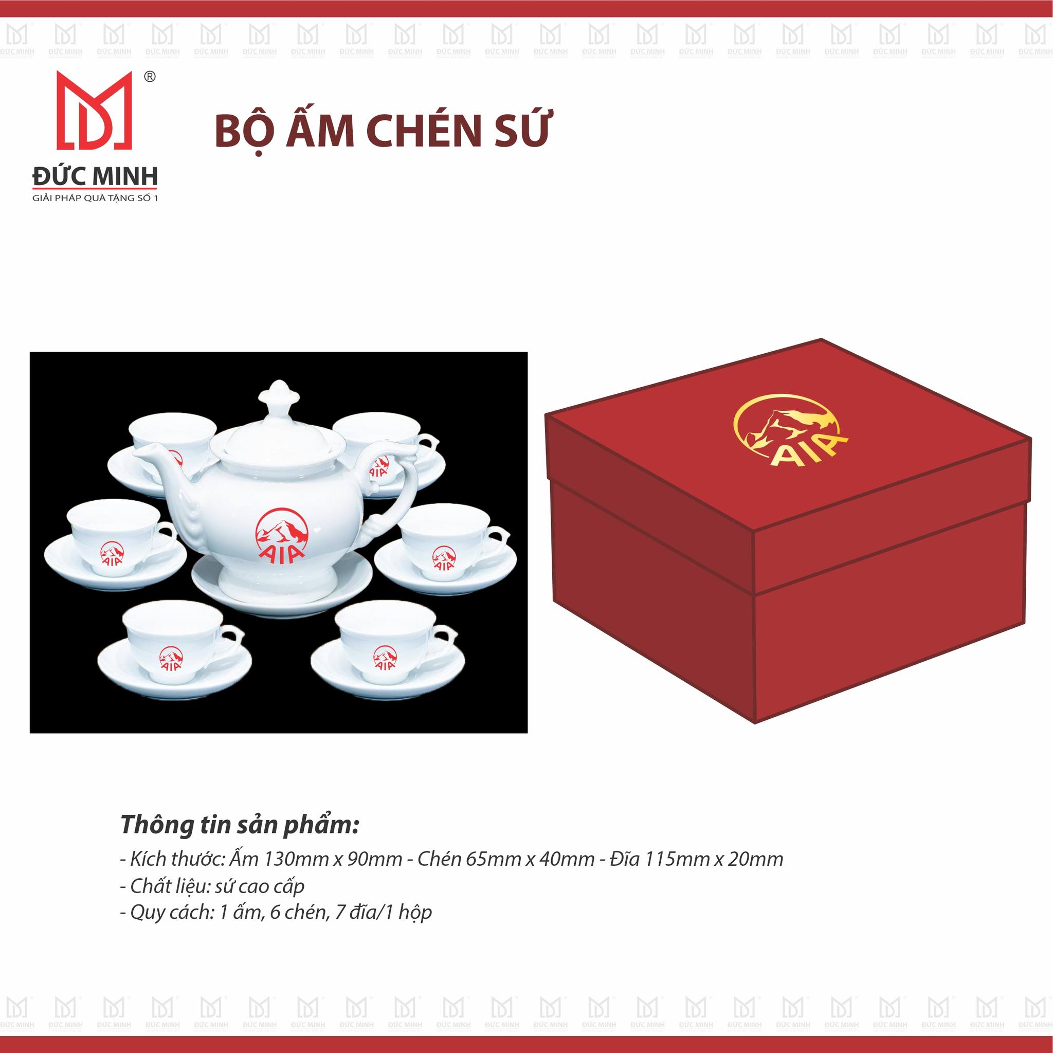 Bộ ấm chén sứ 5