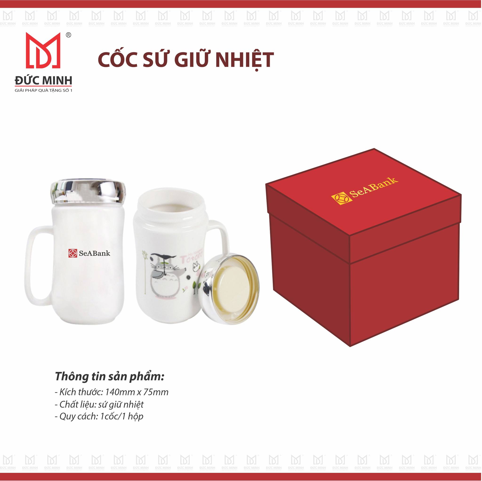 Cốc sứ giữ nhiệt