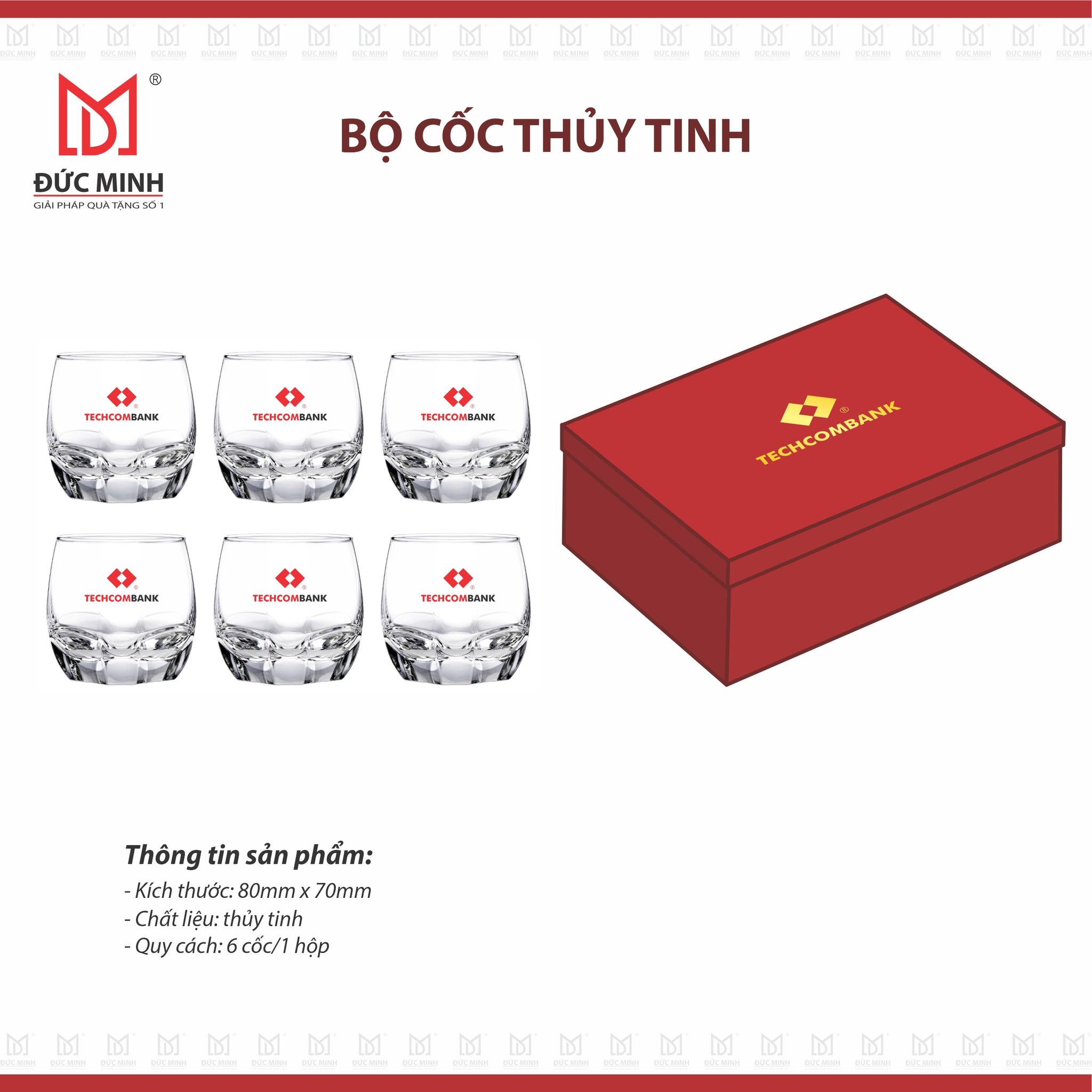 Bộ cốc thủy tinh 2