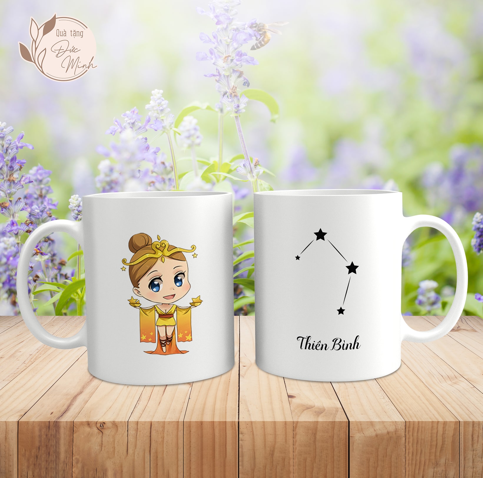 Cốc sứ in hinh cung hoàng đạo