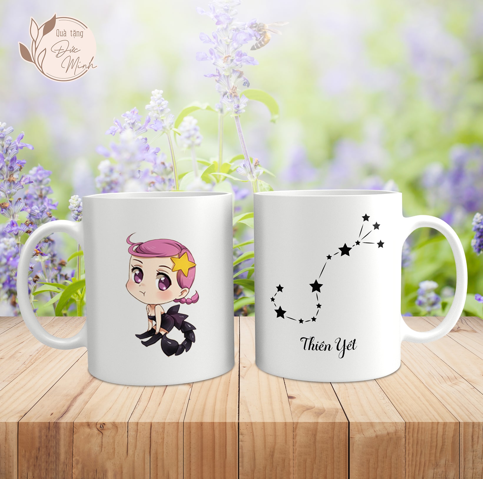 Cốc sứ in hinh cung hoàng đạo