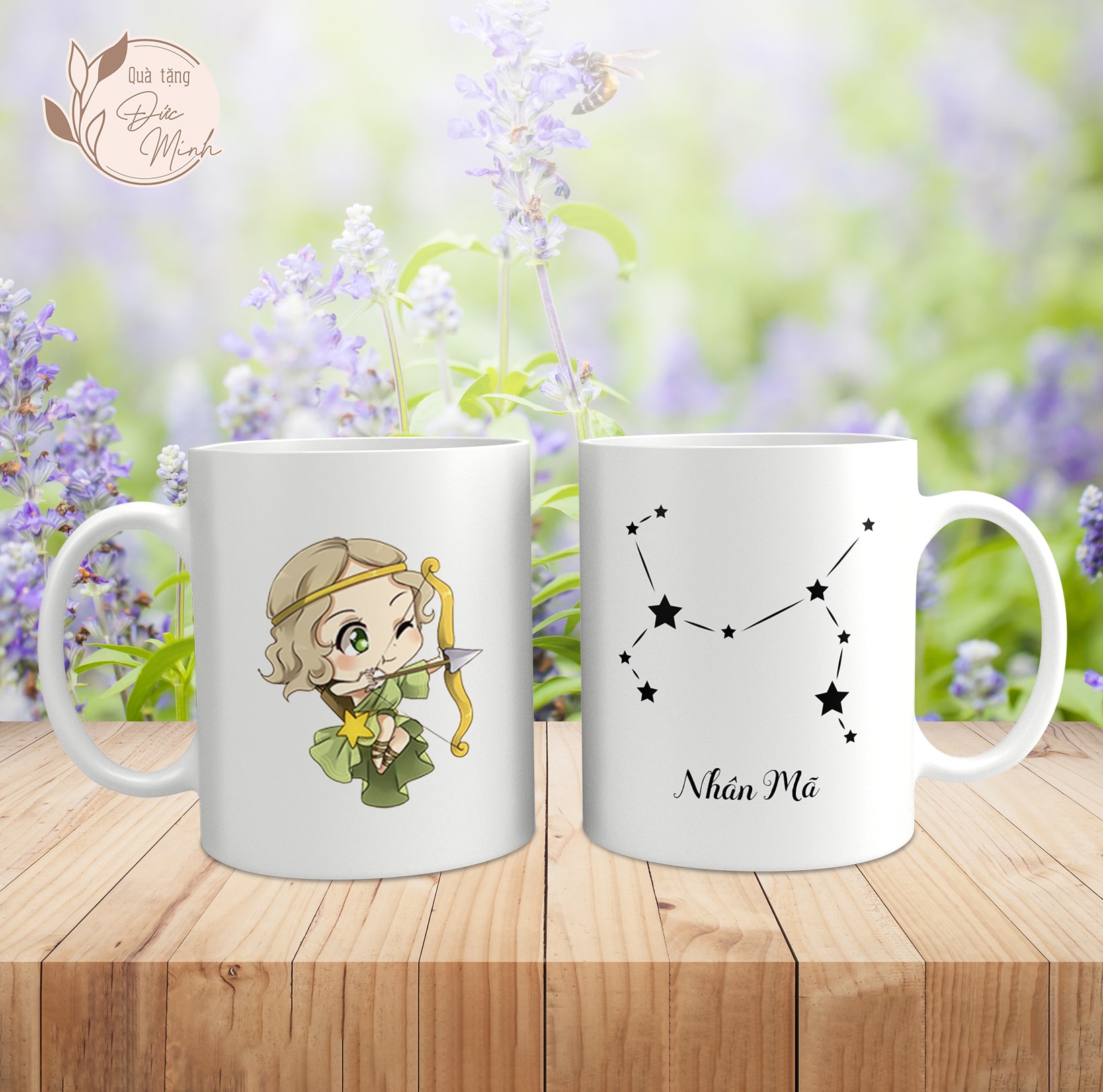 Cốc sứ in hinh cung hoàng đạo