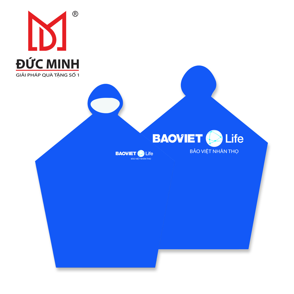 Quà tặng áo mưa in logo