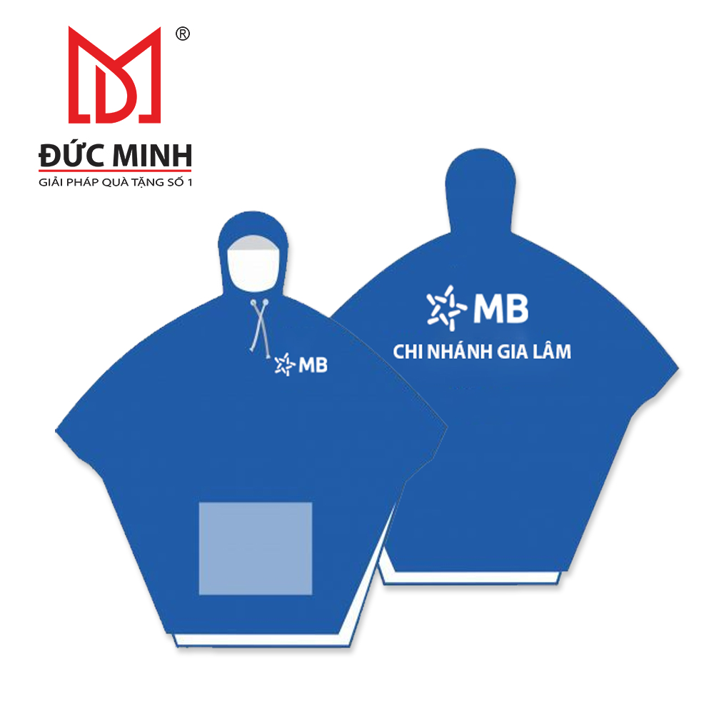 Quà tặng áo mưa in logo