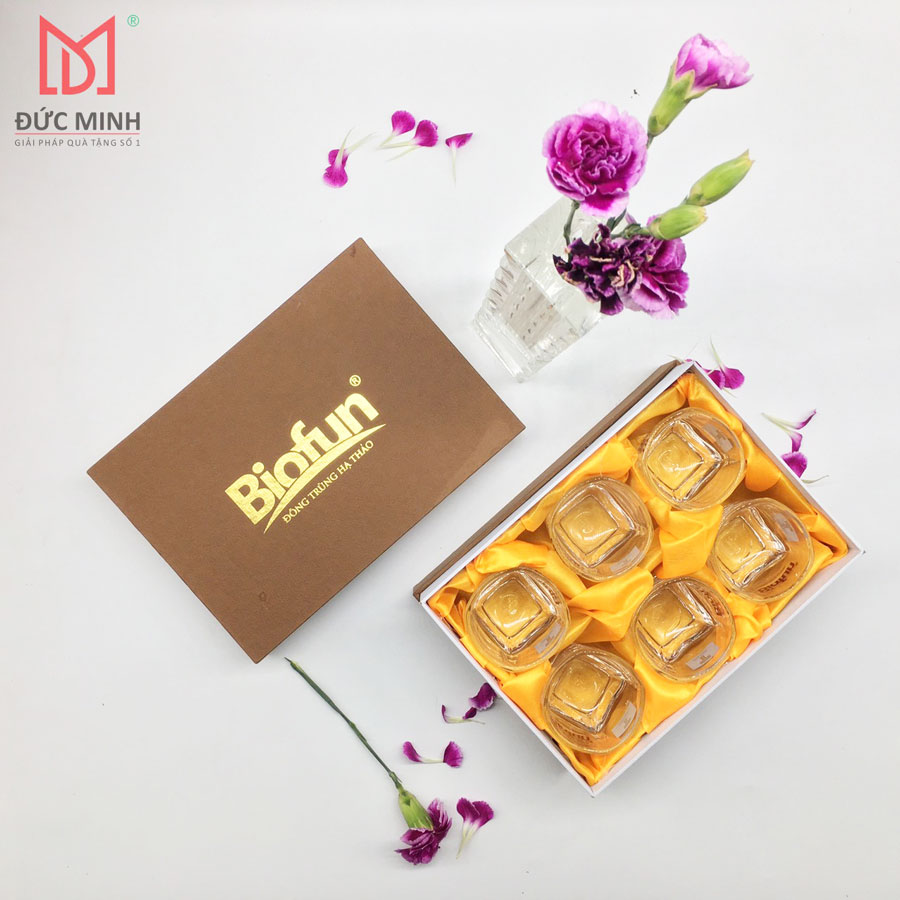 Bộ quà tặng 6 cốc thủy tinh nhỏ 1208