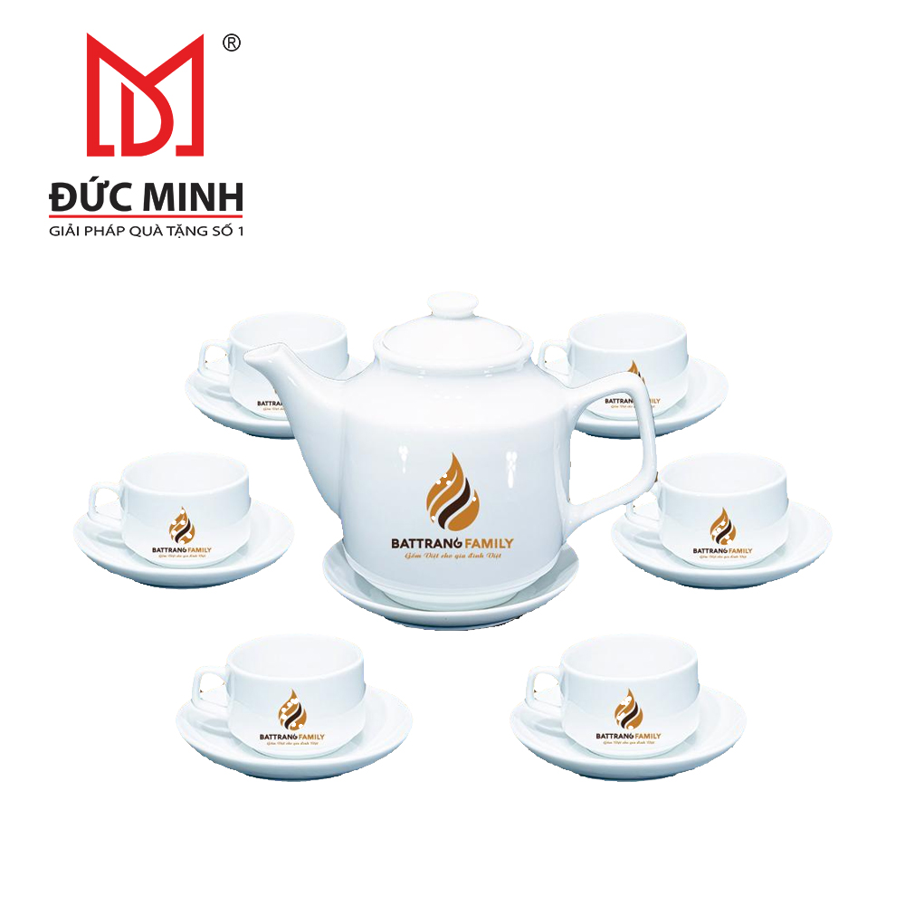 Bộ Ấm Chén Sứ Bát Tràng 2904