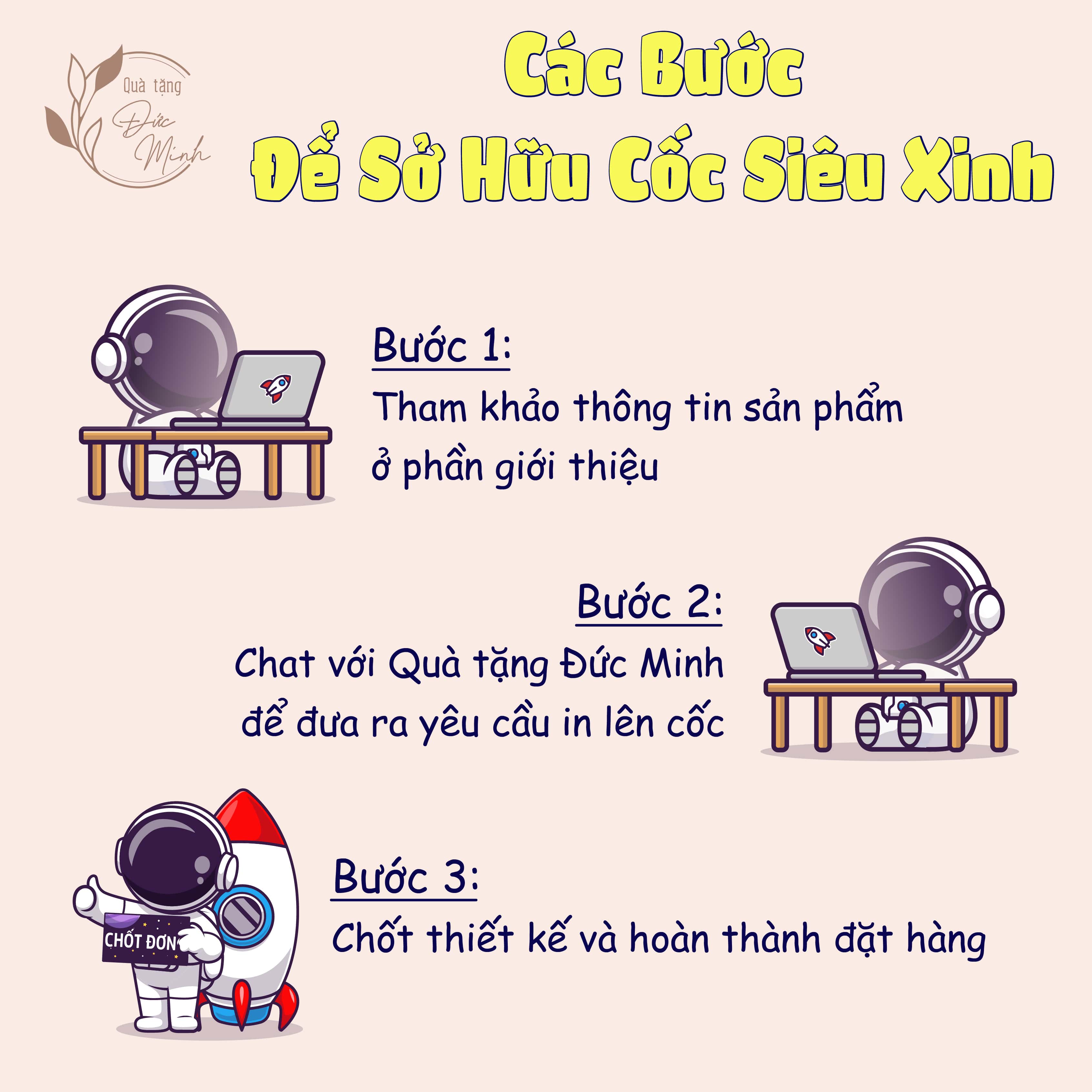 Cốc sứ in theo yêu cầu