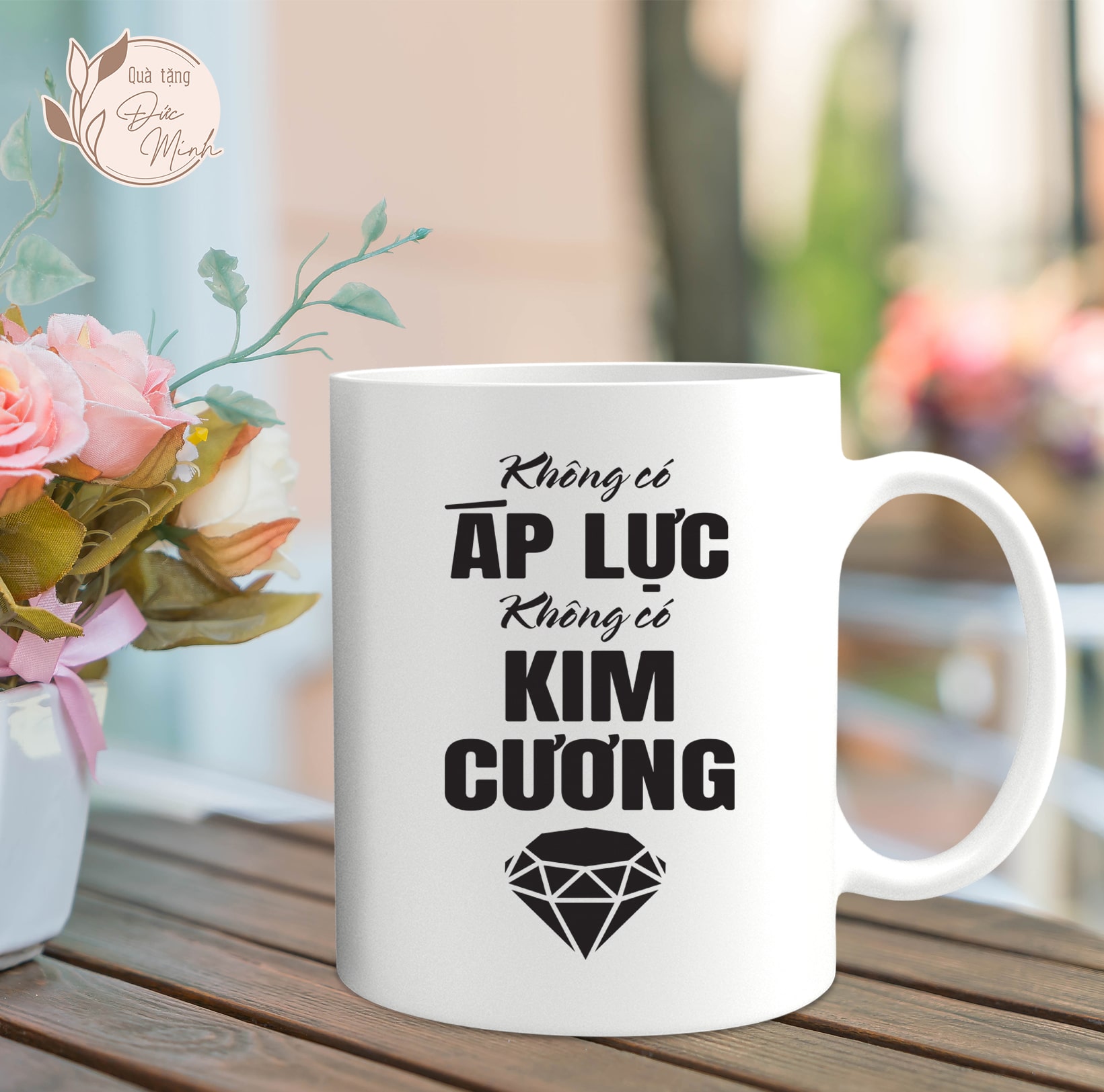 Cốc sứ in câu nói tăng động lực bản thân