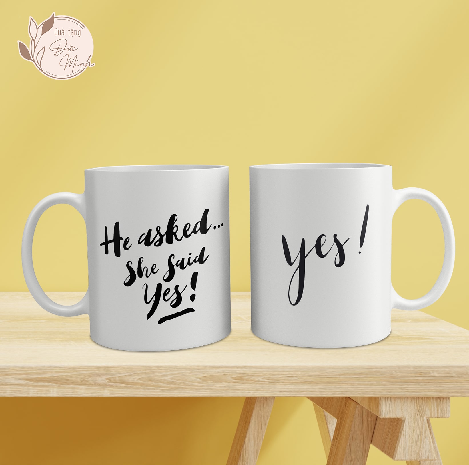 Cốc sứ in theo yêu cầu