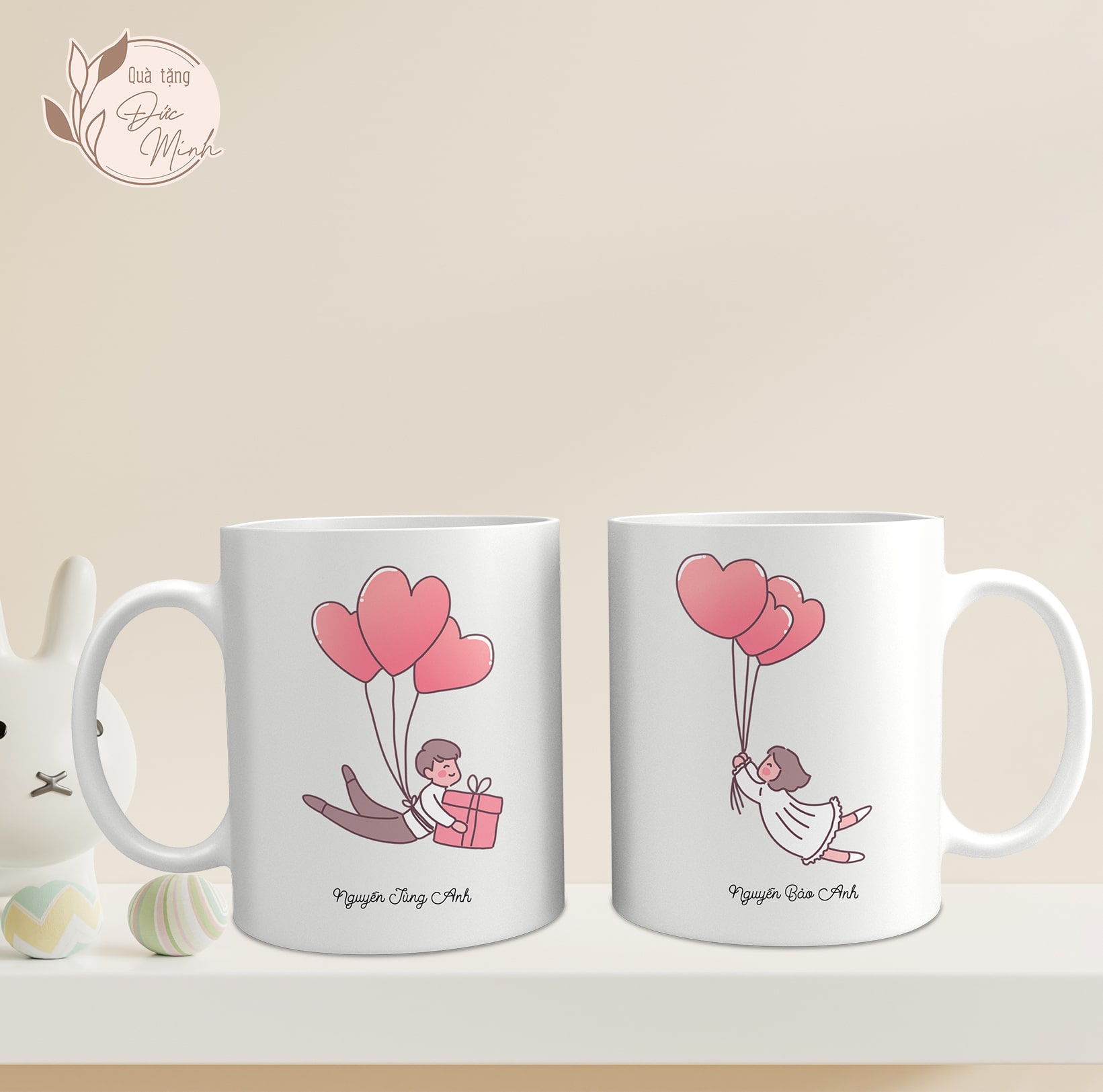 Cốc sứ dành cho cặp đôi