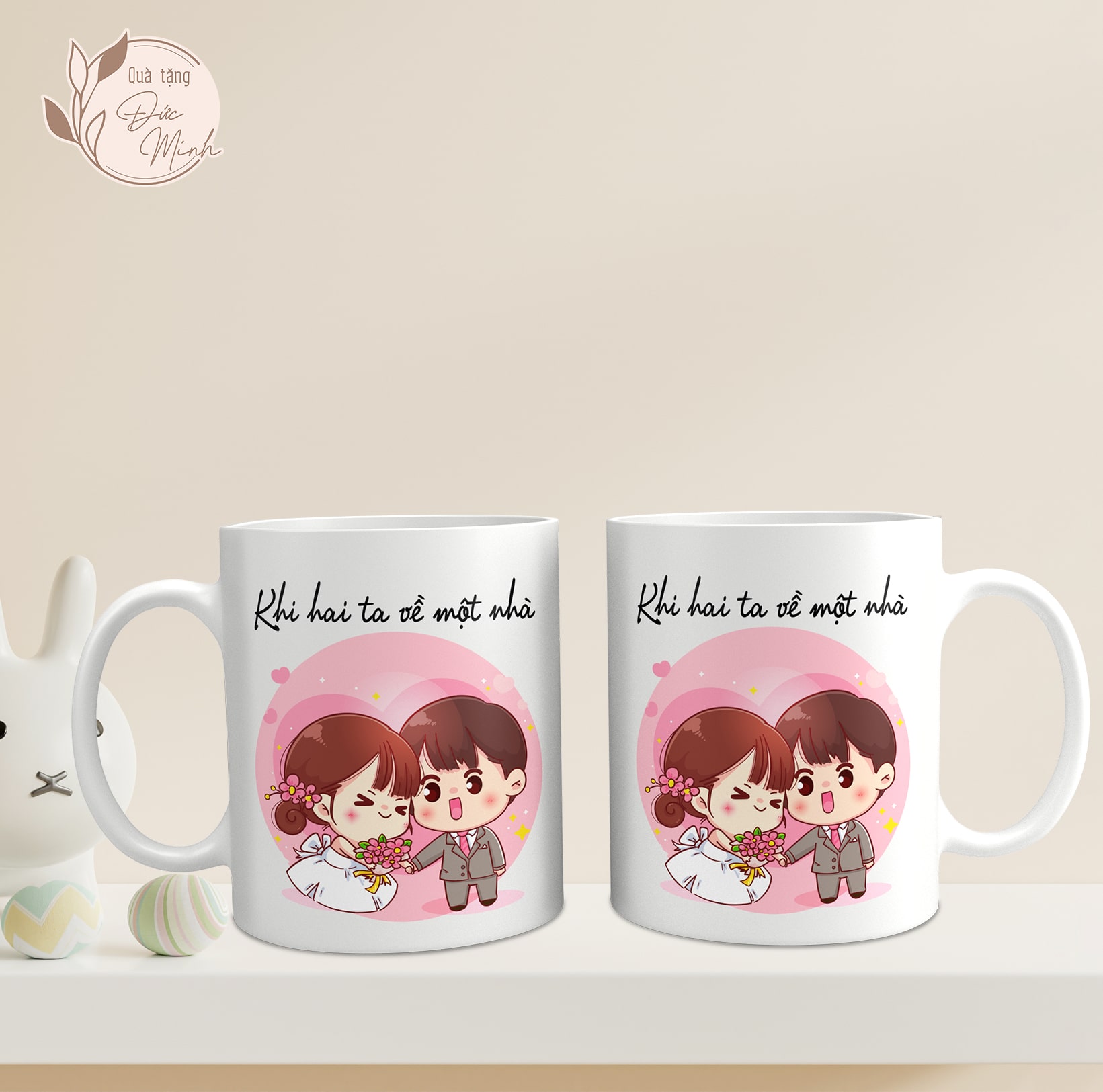 Cốc sứ dành cho cặp đôi