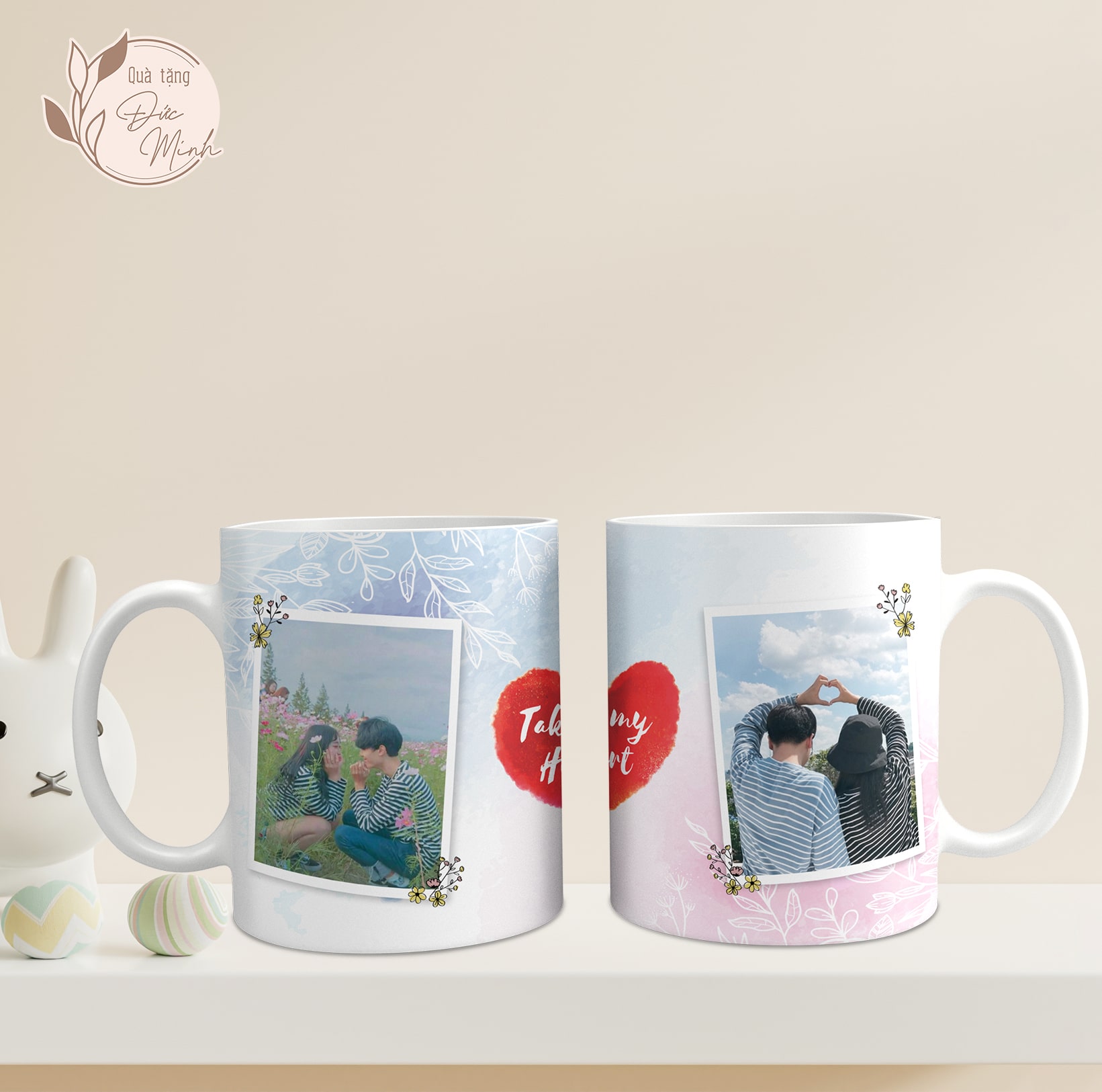 Cốc sứ dành cho cặp đôi